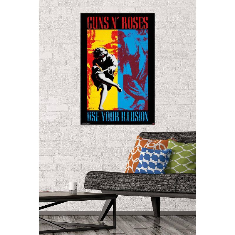 34&#34; x 22&#34; Guns N&#39; Roses: Illusion Premium Poster - Trends International, 3 of 5