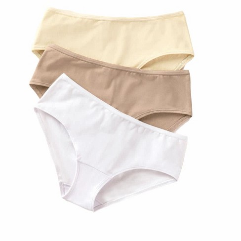 Leonisa 3-pack Hiphugger Panties In Super Comfy Cotton