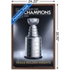 Trends International NHL Vegas Golden Knights - 2023 Stanley Cup Team Logo Framed Wall Poster Prints - 3 of 4