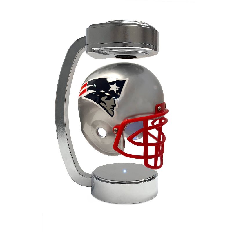 NFL New England Patriots Chrome Mini Hover Helmet Sports Memorabilia, 1 of 3