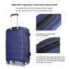 Whisen 3-Piece Set(20/24/28 in.) PP Luggage Sets Hardshell Lightweight Suitcase with TSA Lock - 2 of 4
