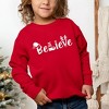 The Juniper Shop Believe Christmas Youth Ultra-Soft Graphic Sweatshirt - 2 of 3