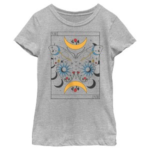 Girl's Lost Gods Celestial Butterfly Tarot T-Shirt - 1 of 4