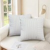 REGALWOVEN Boho Striped Throw Farmhouse Pillow Covers for Couch Sofa Bedroom Home Decor 2 Pcs - 2 of 4