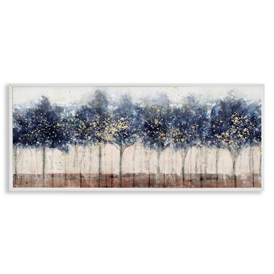 Stupell Industries Trees with Modern Splash, 24" x 10"