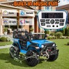 JOYRACER 2-Seater 24V Kids Ride on UTV, 4x200W Electric Jeep Car with Remote Control 3-Speed, USB/MP3/Bluetooth Music, Horn & LED - 2 of 4