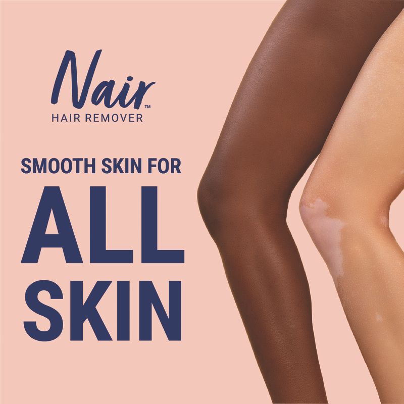 Nair Sensitive Shower Cream Hair Remover with Coconut Oil and Vitamin E - 12.6oz, 6 of 10