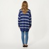 Anna-Kaci Women's Long Sleeve Striped Knit Button Front Cardigan with Soft Textured Feel and Relaxed Drop Shoulder Fit - 4 of 4