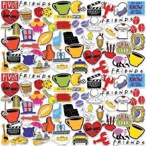 Friends Iconic 100ct Vinyl Large Deluxe Stickers Variety Pack - 1 of 4