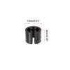 Unique Bargains Plastic Color Coding Reusable Clothes Hanger Marker 2XL Black Pack of 100 - 2 of 4