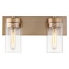 Nuvo Lighting Intersection 2 - Light Vanity in  Burnished Brass - 3 of 4