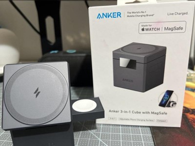 Anker 3 in 1 Rubik's Cube with MagSafe Wireless Charger Magnetic