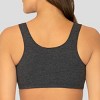 Fruit Of The Loom Women's Tank Style Cotton Sports Bra 6-pack Sand/heather  Grey/blushing Rose/white/black/charcoal 46 : Target