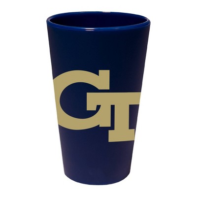 NCAA Georgia Tech Yellow Jackets Silicone Pint Glass - 16oz
