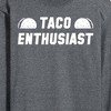 Men's - Instant Message - Taco Enthusiast Long Sleeve Graphic T-Shirt - 2 of 4