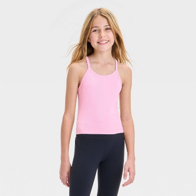 Girls' Seamless Crop Tank Top - All In Motion™