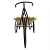 Alpine Corporation Sunflower Tricycle Outdoor Novelty Plant Holder 10"x19"x12": Iron Freestanding Planter Stand, No Assembly Required - 2 of 4