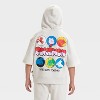 Boys' Legendary Pokémon Short Sleeve Fleece Hooded Sweatshirt - Gray - 3 of 4