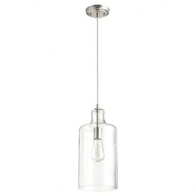 Quorum Lighting 1 - Light Pendant in  Satin Nickel