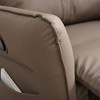 360° Swivel Rocker Recliner Chair with Pull Buckle and Side Pockets for Living Room, Bedroom, or Home Theater - 4 of 4