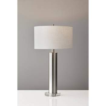 Ezra Table Lamp Silver - Adesso