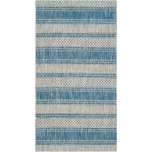 Courtyard CY8464 UV & Stain Resistant Non-Shedding Power Loomed Indoor/Outdoor Rugs - Safavieh - 1 of 4