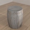 Royal Hampton Serenity Side End Table with 16 Inch Round Mango Wood Top - 3 of 4