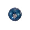 Kurt Adler Two-sided Glass Ball Ornament, United States Air Force "Aim High", Blue, 3" - 4 of 4