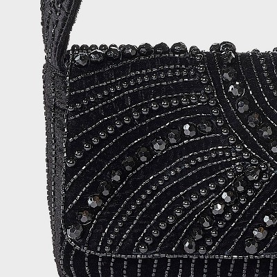 Embellished Flap Shoulder Bag - A New Day Black - image 5