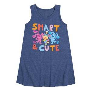 - Blue's Clues & You! - Smart & Cute Graphic Sleeveless Aline Dress - 1 of 3