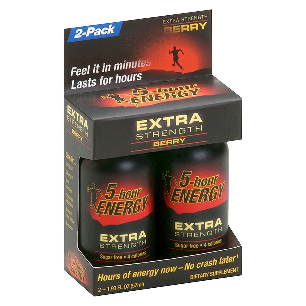 UPC 719410700027 product image for 5-hour Energy Extra Strength Dietary Supplement Shot - Berry - 2ct | upcitemdb.com