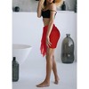 HAPPY BAY Sarong for Women Chiffon Cover Up Short Women's Summer Pool Beach Wrap Skirt Bikini Cover-ups Dress - 3 of 4