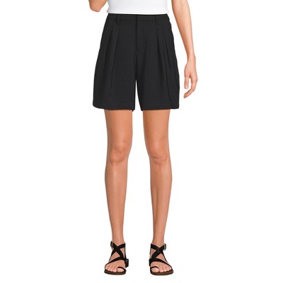 Lands' End Women's Creaseless High Rise 7" Shorts