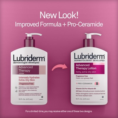 Lubriderm Advanced Therapy Moisturizing Body Lotion for Extra Dry Skin with Pro Vitamin B5 - Fragrance Free - 16 fl oz_8