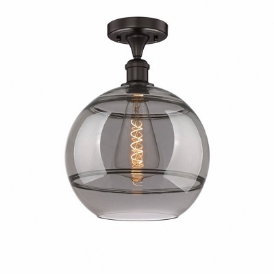 Rochester - 1 Light Semi-Flush Mount In Industrial Style-13.5 Inches Tall and 12 Inches Wide