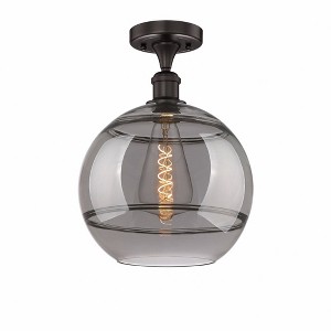 Rochester - 1 Light Semi-Flush Mount In Industrial Style-13.5 Inches Tall and 12 Inches Wide - 1 of 1