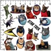 Star Trek: The Original Series Cats 100ct Vinyl Large Deluxe Stickers Variety Pack - 2 of 4