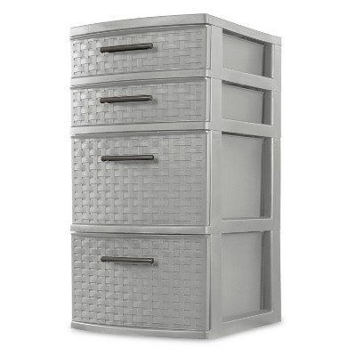 4 Drawer Storage Tower Gray Room Essentials Target