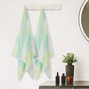 Unique Bargains Soft Light Weight Absorbent Quick Dry Cotton Bath Towels for Daily Use 2 Packs - 4 of 4