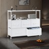 AZL1 Life Concept Utility Storage Drawers Stylish and Functional TV Storage, 5 Drawer Dresser for Nursery, Closet, Entryway, White, 39.3"*11.8"*20.8" - 4 of 4