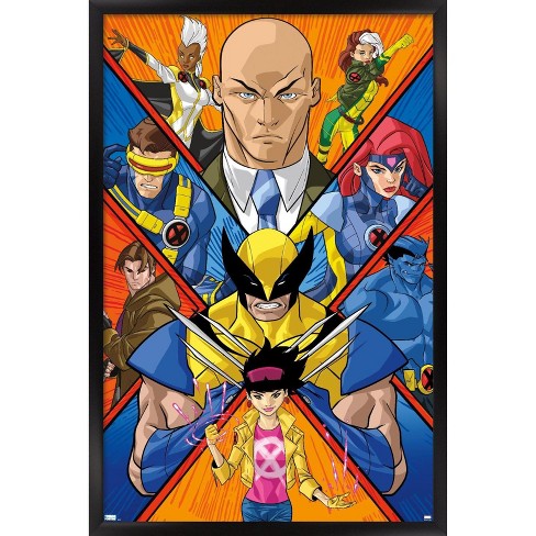 Trends International Marvel Comics The X-men - Iconic Framed Wall Poster  Prints Black Framed Version 14.725 X 22.375 : Target