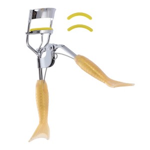 Unique Bargains Women's Fishtail Handle Eyelash Curler 1 Pc - 1 of 3