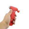 Unique Bargains Emergency Glass Window Breaking Hammer Breaker Escape Tool Red 5.3" 1PC - 3 of 3