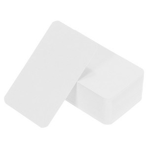 Unique Bargains Mini Blank Paper DIY Gift Craft Business Cards 100 Pcs - 1 of 4
