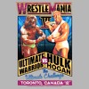 Mens WWE Hulk Hogan VS The Ultimate Warrior Poster Long Sleeve Shirt - 2 of 4