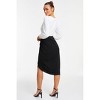 QUIZ Women's Two Toned Wrap Ruched Midi Dress - 2 of 4