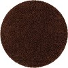 Unique Loom Solid Shag Solid Indoor Woven Area Rug - 2 of 4