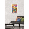 Trends International Hey Happy - Psychedelic Landscape Framed Wall Poster Prints - 2 of 4