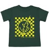 The Juniper Shop SmileyWorld Checkered Lightning Distressed Toddler Short Sleeve Tee - 2 of 4