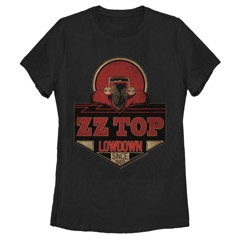 Women's ZZ TOP Lowdown T-Shirt, 1 of 5